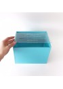 Свадебная коробка с прозрачной крышкой с гравировкой и покраской. Размер: 25х18х18см (2021)