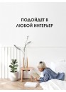 Ваза деревянная для сухоцветов светлая