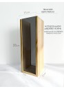 Ваза деревянная для сухоцветов темная