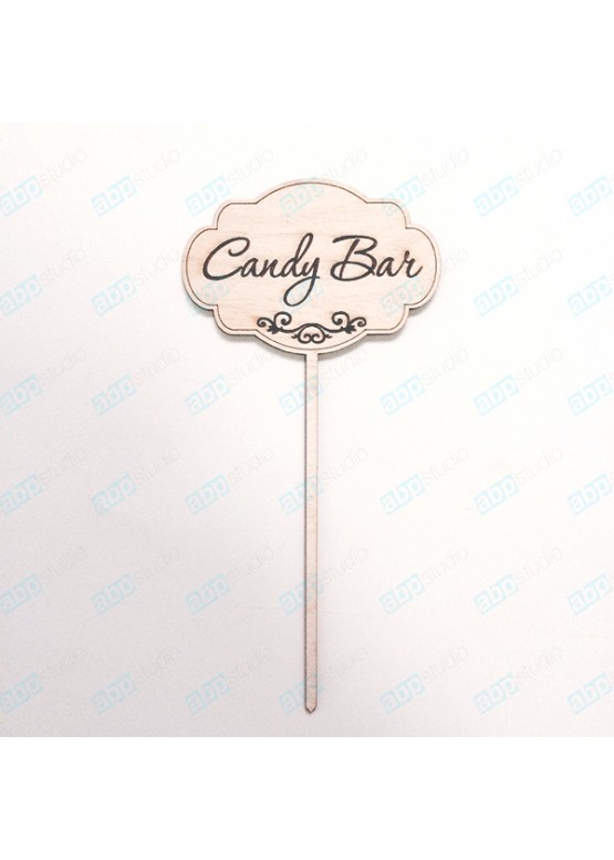 Топер Candy Bar фигурный (арт.tp1)