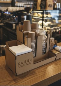 Салфетница органайзер для кофейни (арт.ORG9) 2024