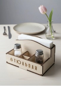 Салфетница c отделениями  (арт.Slf20)