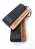 Номерок на ключи деревянный с накладкой (арт.Nk9) 2021