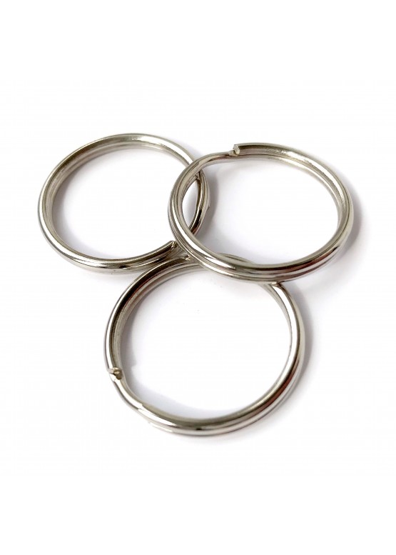 Металлическое кольцо  21мм,  цвет серебро (арт.MkK1)