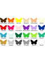 Декор для стен "Бабочки HIT" картон 50 шт, 2 цвета на выбор
