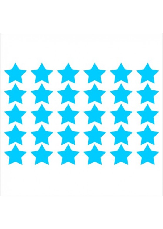 Набор наклеек звезды (цвет на выбор)